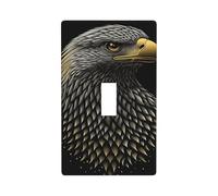 Cute Eagle Light Switch Cover Decorative Single Toggle 1 Gang Wall Plate for Kitchen Farmhouse Bedroom Bathroom Art Decor