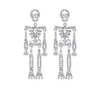 Cute Earrings for Women Trendy Cute Fun Flower Spooky Boo Skeleton Pumpkin Earrings for Women Holiday Party Earrings for women Gifts Trendy Stuff, Metal, No Gemstone