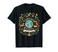 Cute Earth Day Always Love Protect Nature Planet T-Shirt