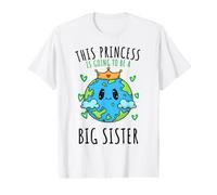 Cute Earth This Princess is Going to Be A Big Sister Value Graphic T-Shirt