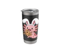 Cute Easter Axolotl Bunny with Big Cookie Stainless Steel Insulated Tumbler