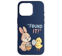 Cute Easter Bunny Chick Found It Egg Hunt Champion Kids Case for iPhone 16 Pro