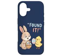 Cute Easter Bunny Chick Found It Egg Hunt Champion Kids Case for iPhone 17