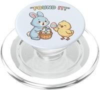 Cute Easter Bunny Chick Found It Egg Hunt Champion PopSockets PopGrip for MagSafe