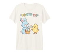 Cute Easter Bunny Chick Found It Egg Hunt Champion Premium T-Shirt