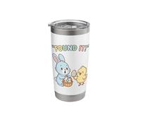 Cute Easter Bunny Chick Found It Egg Hunt Champion Stainless Steel Insulated Tumbler