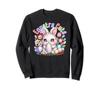 Cute Easter Bunny Easter Eggs for Eggstra Cute Easter Girl Sweatshirt