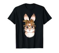 Cute Easter Bunny Mom Easter Leopard Year of the Rabbit T-Shirt