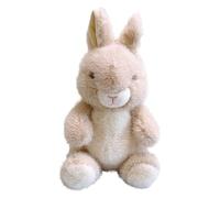Cute Easter Bunny Plush Toy, 25cm Soft Rabbit Stuffed Animal, Plushies Eco-Friendly Plushies Material, Washable & Safe for Kids, Fluffy Plush Bunny Doll for Birthday & Easter Gift (Brown)