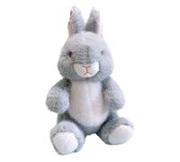 Cute Easter Bunny Plush Toy, 25cm Soft Rabbit Stuffed Animal, Plushies Eco-Friendly Plushies Material, Washable & Safe for Kids, Fluffy Plush Bunny Doll for Birthday & Easter Gift (Gray)