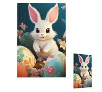 Cute Easter Bunny Wall Plate Cover Modern Decorative 1 Gang Light Switch Cover Unbreakable Receptacle Outlet Covers For Living Room Bedroom Home Decor Single Blank