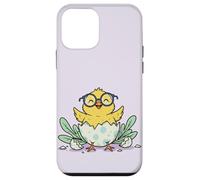 Cute Easter Chick Glasses Egg Cartoon Design Case for iPhone 12 mini