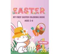 Cute Easter Coloring Book for Kids Ages 2-6: Fun Easter Eggs, Bunnies & Unicorns to Color | Toddler & Preschool Activity Book