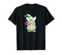 Cute Easter Gnome Girl Bunny Ears for Egg Hunting in Spring T-Shirt