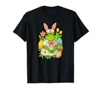 Cute Easter Nurse Frog, Funny ER EMT CNA ICU RN LPN T-Shirt