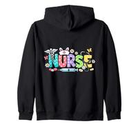 Cute Easter Nurse Medical Humor Funny Nursing Life Zip Hoodie