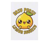 'Cute Easy Peasy Lemon Squeezy' Temporary Tattoo - Water Resistant, Skin-Safe, Non-Toxic Transfer (TO00079819)