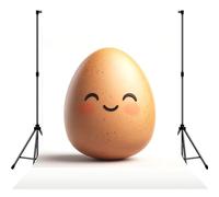 Cute Egg Print Photo Studio Background 5x7ft Soft Photo Backdrop Curtain For Studio Content Creator Equipment