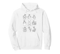 Cute Egyptian Cat Baking Pastry Chef Pullover Hoodie