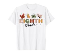 Cute Eighth Grade Butterfly First Day Of School Kids Girls T-Shirt