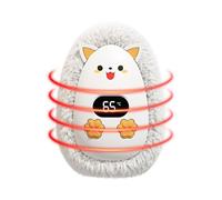 Cute Electric Hand Warmer, Pocket Hand Warmer | USB Plush Animal Palm Warmer, Digital Display Winter Hand Warming Tool, Smart Plush Shaped Heater