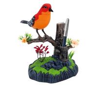 Cute Electronic Pet Simulation Bird, Artificial Moving Bird, Life like Nature Decor, Realistic Feat-her Movement, Giftable Novelty Item, 7.09x6.3x4.33 Inches, For Display