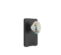 Cute Elephant Fishing in Watercolor Style PopSockets PopWallet for MagSafe