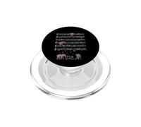 Cute elephant Music Note Clef Musician Art PopSockets PopGrip for MagSafe