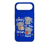 Cute Elephant Students Back To School Happy To See Your Face Case for iPhone Air