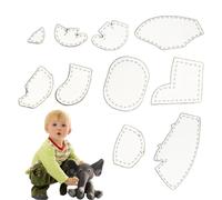 Cute Elephant Template Ruler Set,Sewing Patterns for Beginners Templates - Animal Patterns for Sewing, Acrylic Quilting Template Cutting Set for Art Crafts
