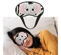 Cute Elephants Eye Masks for Sleep Soft Comfort Sleep Masks with Elastic Strap Adjustable Blackout Eye Shade Covers for Women Men Travel/Sleeping