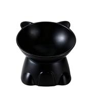 Cute Elevated Cat Bowl, Large Capacity Slow Feeder and Water Dish Designed to Protect Neck, Improve Posture for Cats and Small Pets