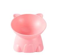 Cute Elevated Cat Bowl, Large Capacity Slow Feeder and Water Dish Designed to Protect Neck, Improve Posture for Cats and Small Pets