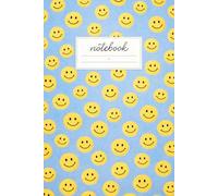 Cute Emoji Notebook | Aesthetic Smiley Journal for School, Notes & Everyday Writing: Minimalist smiley face notebook with clean pages for writing and ... squared notebook, 6x9 format, matte cover