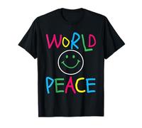 Cute Emotion Face World Peace Happy International Peace Day T-Shirt