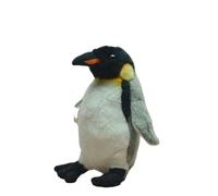 Cute Emperor Penguin Plush Toy Small Standing Stuffed Animal Antarctic Bird Doll Wildlife Theme Educational Gift for Kids Girls Boys Collectors