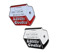 Cute Enamel Cartoon Pins for Hats, Don't hate me because I'm a Little Cooler Words Design Brooch Lapel Pins, Emotional Expression Vintage Badges for Boy Girls Kids Backpacks Bags (8 Pcs Pin)