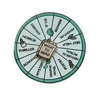 Cute Enamel Pins | Rotatable Reading-Themed Enamel Pins,Exquisite Decision-Making Solution Fidget Brooch for Clothing Jacket Backpack Coat Shoulder Bag
