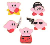 Cute Enamel Pins Set Brooch Cartoon Animal Various Novel Designs Brooch Pins for Backpacks Badges Hats Bags Lapel Pins Accessory for Women Girls Gift, Zinc, no gemstone