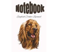 Cute English Cocker Spaniel Charm: A college journal featuring an adorable brown English Cocker Spaniel design for dog lovers and everyday writing