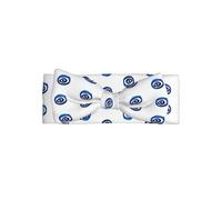 Cute Evil eyes Print Baby Bow Headband - Delicate & Sensitive for Newborns, Stretchy Nylon Headbands