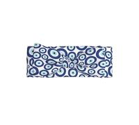 Cute Evil eyes Print Baby Bow Headband - Stretchy & Soft, Perfect Full Moon Gift for Infant Girls