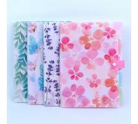 Cute Expanding File Folder Set of 4, Document Organizer with 5 Pockets Accordion File Organizer for Students, Teachers & Freelancers - Forest Series