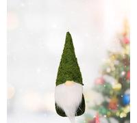 Cute Fabric Gnome Ornament 15cm for Holiday Party(Green C)