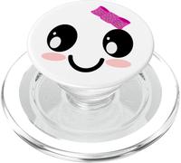 Cute Face of a Ghost with Bow for Girls PopSockets PopGrip for MagSafe