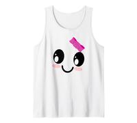 Cute Face of a Ghost with Bow for Girls Tank Top