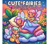 Cute Fairies: Cozy Coloring Book with Adorable Magical Scenes for Calm and Creative Moments (Cozy Fairies)