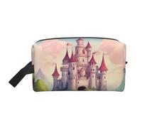 Cute Fairy Tale Castle03 Print Storage Bag/Makeup Bags/Portable Travel Toiletry Bags/Purse Bags, White, One Size