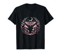 Cute Fairycore Floral Moon Aesthetic Girls Women Graphic T-Shirt