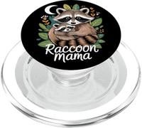 Cute Fall Autumn Raccoon Racoon Women Mom Mum Mother Mama PopSockets PopGrip for MagSafe